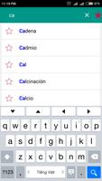 Diccionario Químico Offline captura de pantalla 2