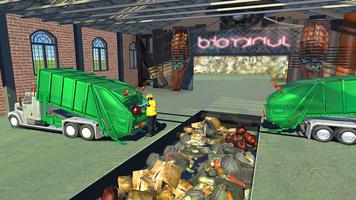 Garbage Trash Truck Driver الملصق