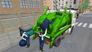 Garbage Trash Truck Driver تصوير الشاشة 1