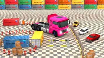 Indian Truck Parking Truck 3D Affiche