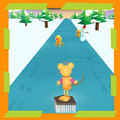 Gara sulla neve:gioco per bamb