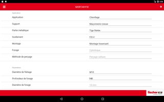 fischer MORTAR-FIX capture d'écran 2