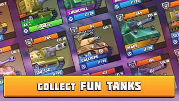 Tanks Brawl : Fun PvP Battles! تصوير الشاشة 1