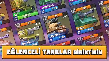 Tanks Brawl : Fun PvP Battles! Ekran Görüntüsü 1