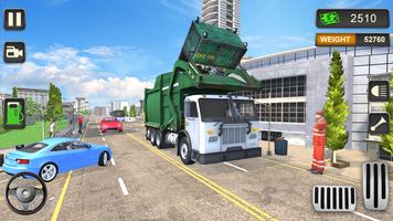Trash Truck Simulator 2020 - F الملصق