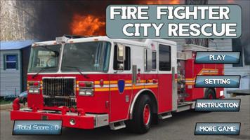 Firefighter City Rescue الملصق