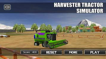 Harvester Tractor Simulator Affiche