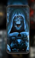 Skull Wallpaper - Dark Background capture d'écran 1