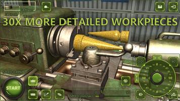 برنامه‌نما Lathe Machine 3D: Turning Sim عکس از صفحه