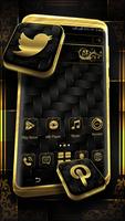 Gold Black Launcher Theme Affiche