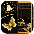 Golden Butterfly Theme icône