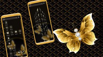 Golden Butterfly Theme capture d'écran 1