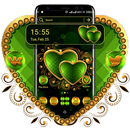 Green Heart Launcher Theme APK