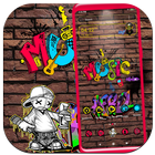 Graffiti Music Launcher Theme icône