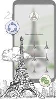 Sketch Eiffel Tower Theme capture d'écran 3