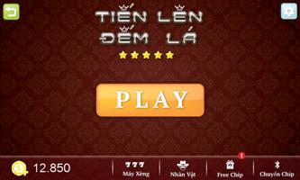 Tien Len - Thirteen - Dem La plakat