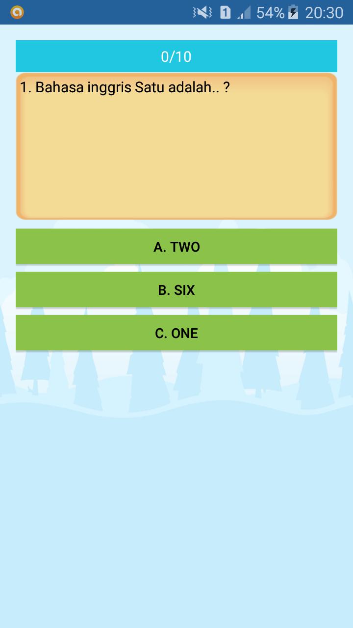  Soal Bahasa Inggris Kelas 1 Sd Tentang Number Kunci Ujian 