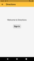 Directions poster
