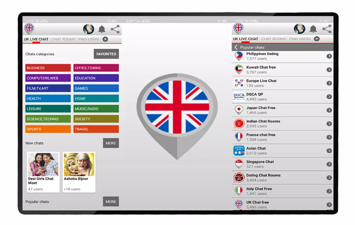 3 chat live uk