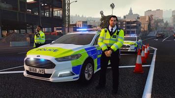 UK Police Autobahn Simulator Plakat