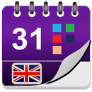 UK Calendar App with Holidays aplikacja