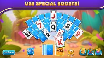 Puzzle Solitaire - Tripeaks Escape with Friends screenshot 2