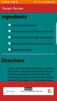 Burger Recipes capture d'écran 4