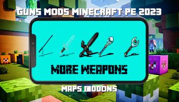 Guns Mods Minecraft PE 2023 ảnh chụp màn hình 3