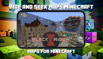 Poster Mappe a nascondino Minecraft