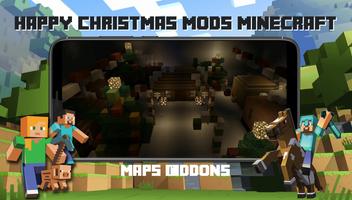 پوستر Happy Christmas Mods Minecraft
