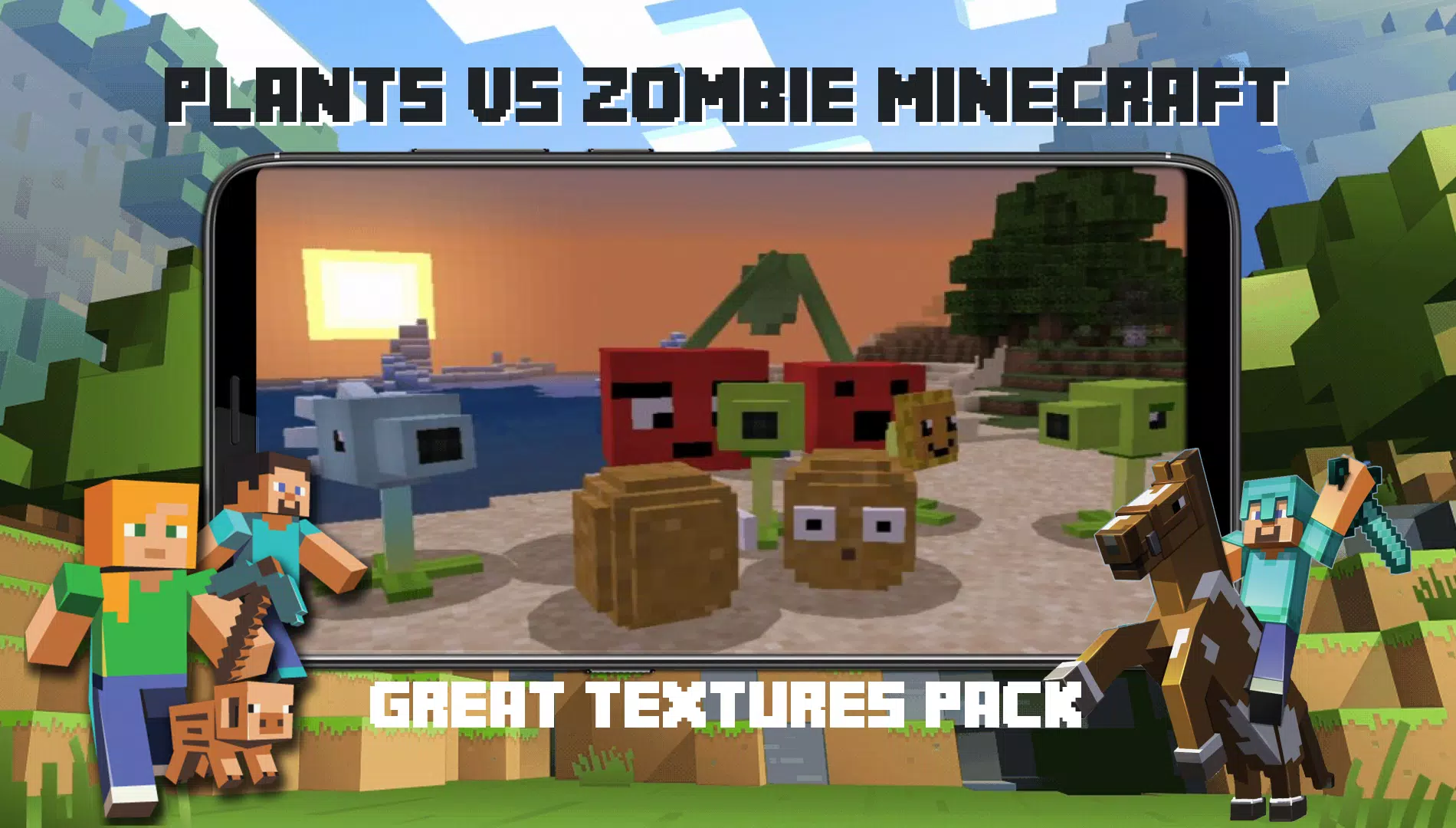 Plants vs Zombies in Minecraft – Apps on Google Play