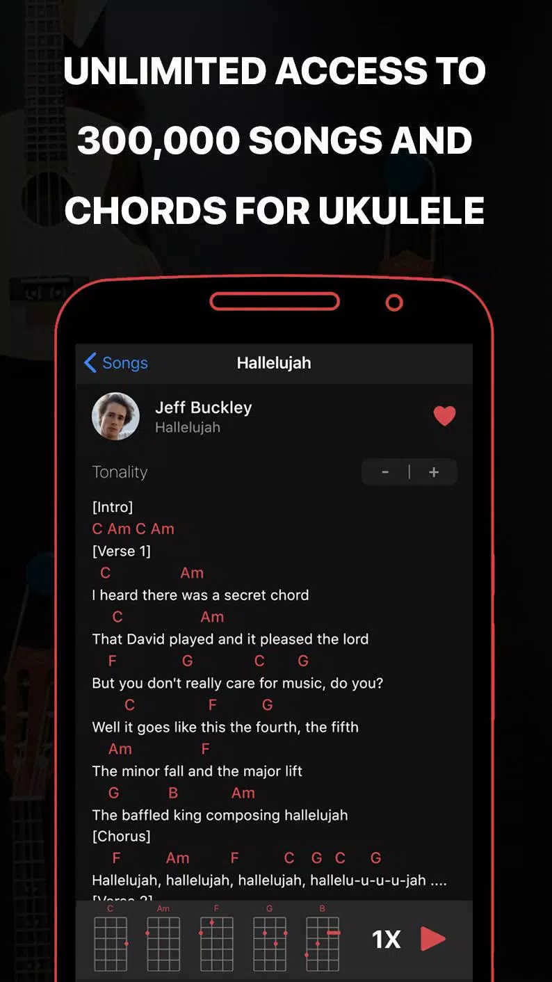 Ukulele songs - chords, tabs and tuner for uke! APK for Android Download