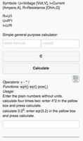 Calculateur Circuits capture d'écran 3