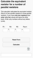 Calculateur Circuits capture d'écran 1