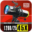 ultra yakın teleskop 45x 120 fotoğraf ve video