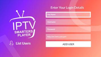 IPTV SMARTERS ANDROID اسکرین شاٹ 1