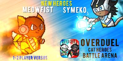 OVERDUEL Cat Heroes Arena 1-2 Player verus battle screenshot 3