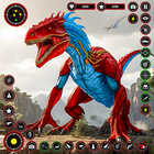 Dinosaurio Tiroteo Juego icono