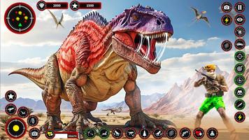 Dinosaurio Tiroteo Juego captura de pantalla 1