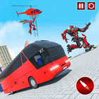 Super Robot Bus Transform Moto Robot Games icon