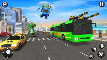 Super Robot Bus Transform Moto Robot Games poster