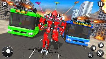 Super Robot Bus Transform Moto Robot Games اسکرین شاٹ 1
