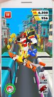 Subway Runner Megazord - Endless Rangers Affiche
