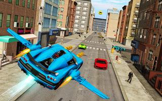 Flying Car Police Robot Transforming War screenshot 2