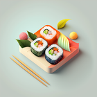 Guia para fazer sushi ícone