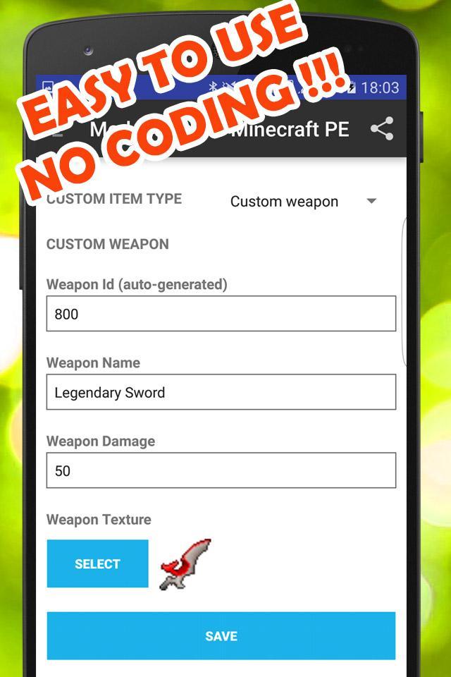 Android 用の Mod Maker For Minecraft Pe Apk をダウンロード