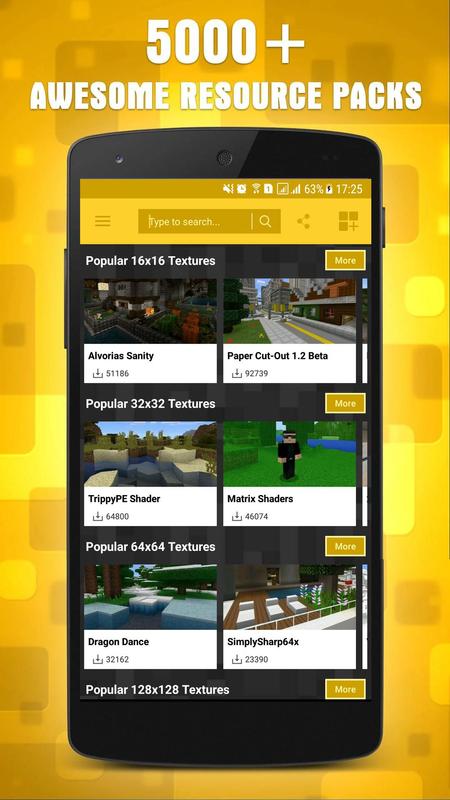 Resources Pack for Minecraft PE for Android - APK Download