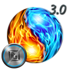 TSF Shell Theme Flames-icoon