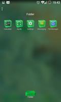 TSF Shell Theme Ice Cube Green ảnh chụp màn hình 2