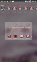 TSF Shell Theme Ice Cube Red ảnh chụp màn hình 2